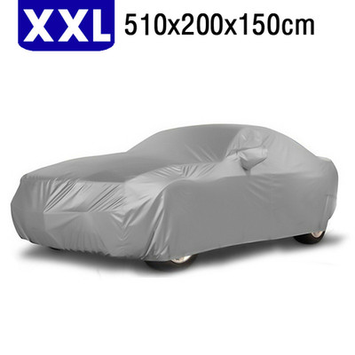 Full Car Cover Outdoor Waterproof Sun All Weather Protection 210T 201''x79''x59''