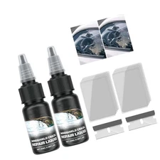2PCS Upgrade Windshield Crack Repair Kit, 2024 New Windshield Crack Repair Fl...