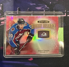 2019-20 Upper Deck Stature Red Parallel /45 Rookie Conor Timmins RR-40 Avs RC