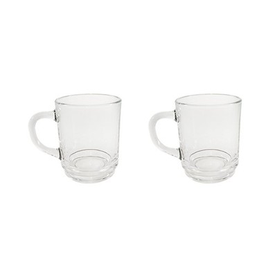 2x Bormioli Rocco Tasse Glas Boston Tee Kaffee Glühwein Teetasse Bar 0,2l