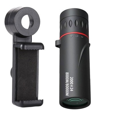 Tragbares wasserdichtes für mini Teleskop 2000x24 mit Telefonhalter für