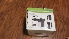 AGPTEK Two Way Electric Air Pump Inflator Deflator HT-202 Open Box