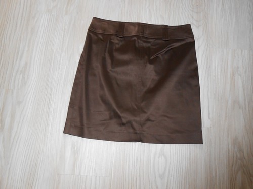 NWOT Women~CACHE~BROWN~POCKETS~Stretch Multi Blend Mini Skirt Size 6~SUPER CUTE~ - Picture 5 of 6