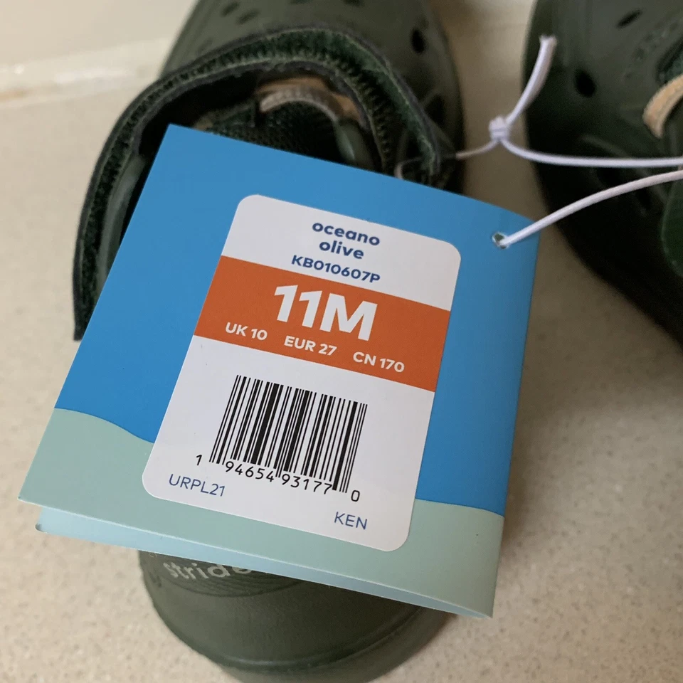 Sandalia oceana unisex Stride Rite 360 niños pequeños talla 11M Foto 4 de 4