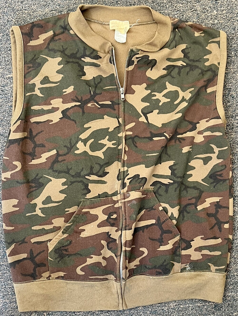 Vintage Sears Fieldmaster Camo Vest *Adult XL* - image 1