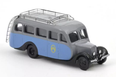 Citroën U23 Autocar blaugrau 1947 Ho Maßstab 1:87 Norev Diecast Spielzeugauto 191099