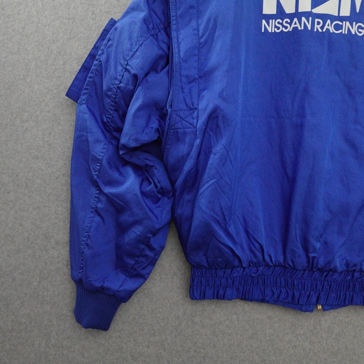 NISSAN NISMO Group C Nylon Jacket L Blue Motorsports NISSAN NISMO Group C Nylon Jacket L Blue Motorsports