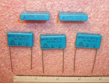 QTY(50) .15uf 275Vac X2 RFI SUPPRESSION POLYPROPYLENE FILM B81130B1154M34 EPCOS