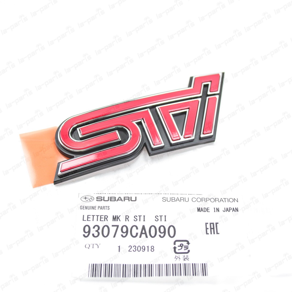New Genuine OEM Subaru BRZ STi Rear Emblem 93079CA090 | eBay