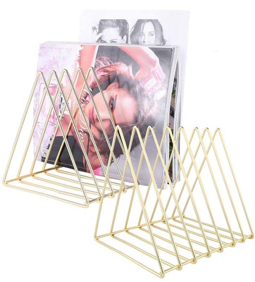 Urban Deco Triangle Desk Organizers Metal Wire Magazine Holder 7 Sections Dec...
