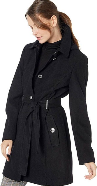 calvin klein men's wool walker coat