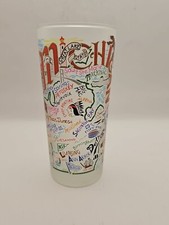 Catstudio Glass Tumbler 6 1/4" Souvenir 15  Ounce. State Of Michigan
