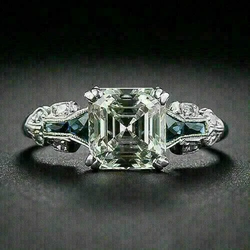 DIANA ASSCHER CUT ENGAGEMENT RING – Ashley Zhang Jewelry