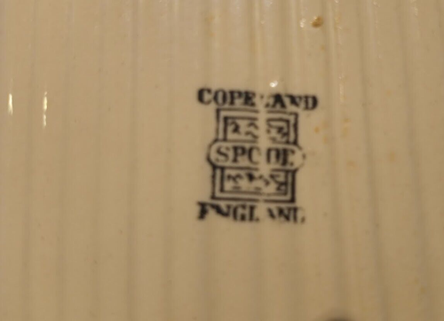 Set of TWO Copeland Spode Black Albion Ships Serving Vegetable Bowls Ships (8A) - Picture 4 of 7