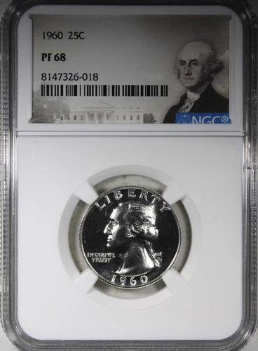 1960 Proof Washington Quarter NGC PR69 High Grade Coin 25C