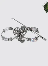 Lilla Rose Flexi - Clip 4859 Maya Barrette Nickel Plated