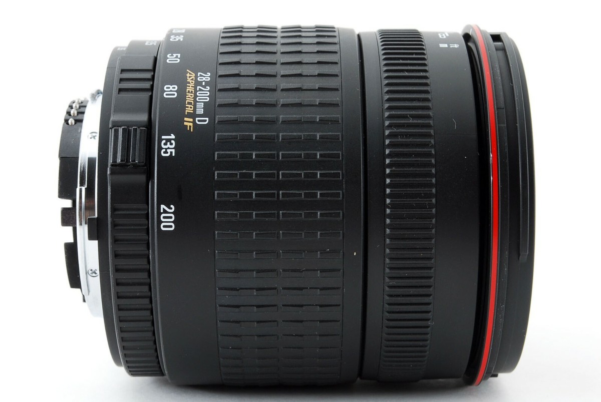 ★ ニコンF シグマ 28-200mm F3.5-5.6D ASPHERICAL Sigma 28-200mm D f/3.5-5.6 Macro Aspherical Lens IF for Nikon Lens