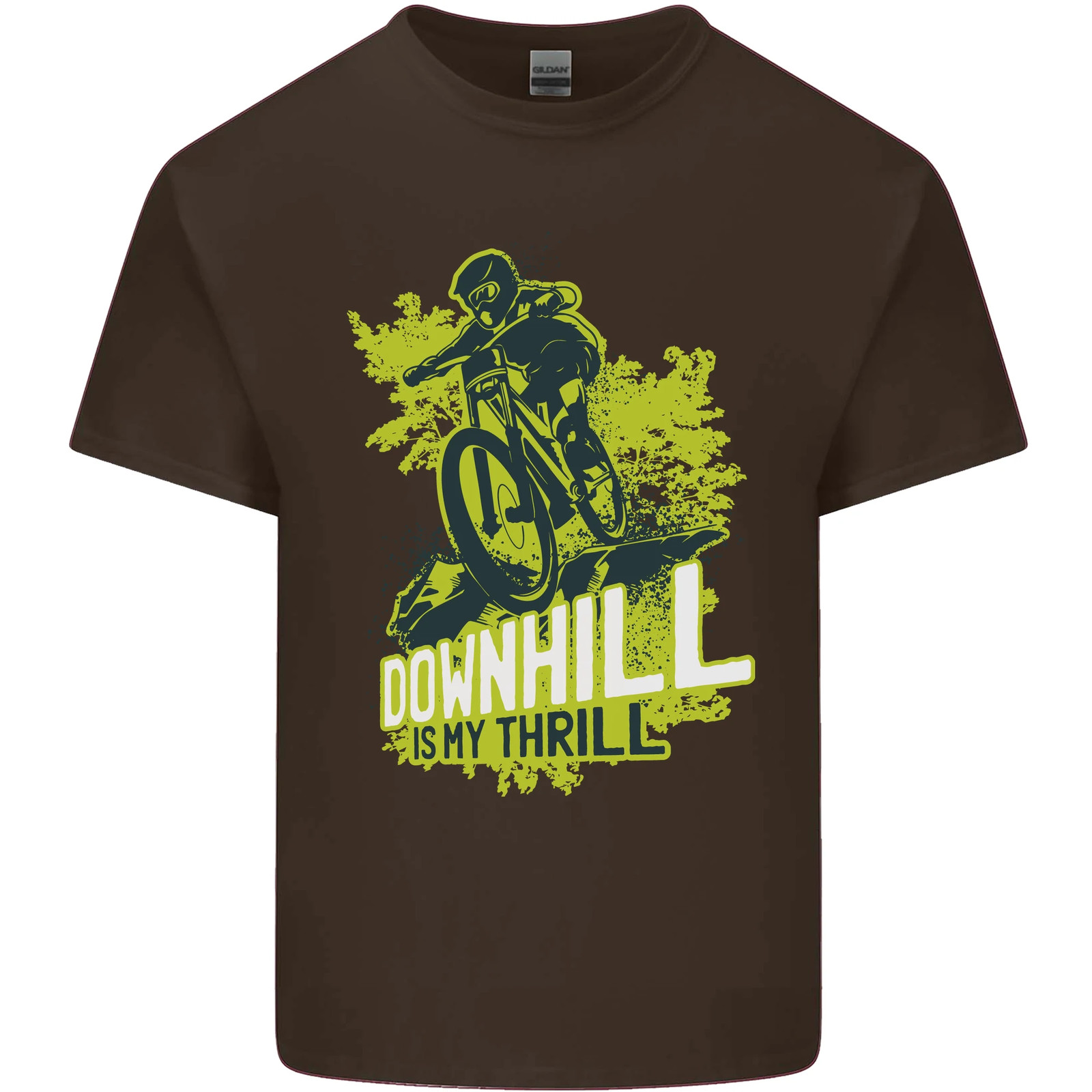 Downhill Mountain Biking My Thrill Cycling Kids T-Shirt Boys Girls