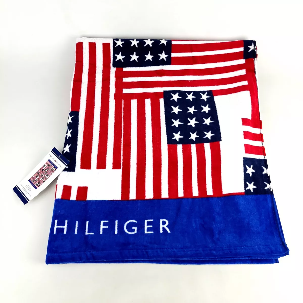 Tommy Hilfiger USA Beach Towel (36&#034; x 68&#034;) 100% 91 x 173 New | eBay