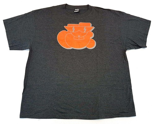 Vintage Moody Mutz NYC 3M Reflective Graffiti Tee Gr. XL dunkelgrau Herren T-Shirt - Bild 1 von 12