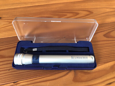 Reklame & Werbung  Taschenlampe  *KULMBACHER* Glühbirne Aluminium