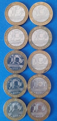 Lot De 25 Pièces 10 Franc Génie - Pour Machine à Sous, Baby-foot, Flipper - Occasion Vintage