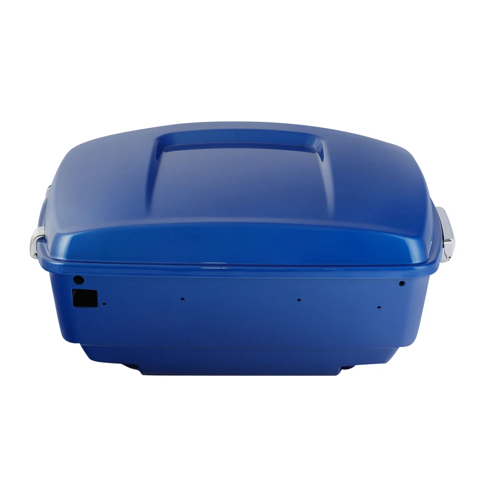 Almohadilla de maletero King apta para Harley Touring Street Glide 2014-2025 azul eléctrico Foto 3 de 4