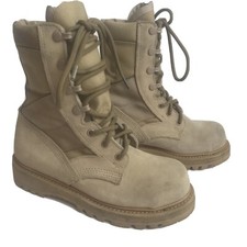 UFCW Combat Boots 8430 Made In Usa Excellent Condition Size 4 W. BB