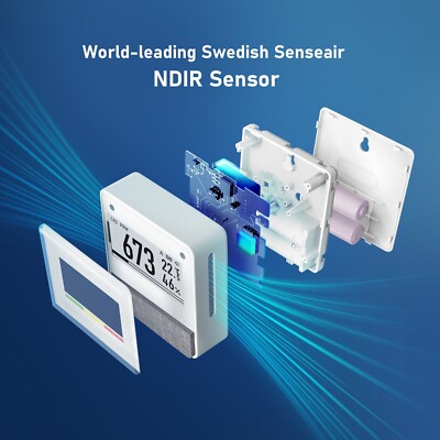 INKBIRD Indoor Air Quality Monitor, 3 In 1 CO2 Detector IAM-O2 - Foto 8