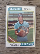 1974 Topps -  #574 - Bill Parsons - Milwaukee Brewers