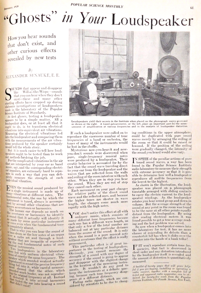 98 Years Old - 1928 – Popular Science – 97 Years Old - Magazine - 152 ...