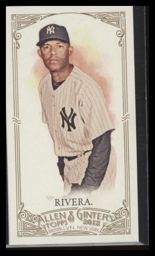 2012 Topps Allen & Ginter Mini Mariano Rivera #120 New York Yankees