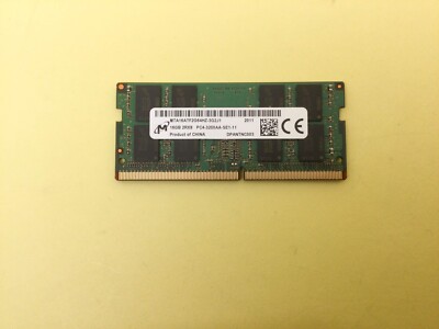 Micron 16GB 2Rx8 PC4-3200AA DDR4 SODIMM Laptop Memory
