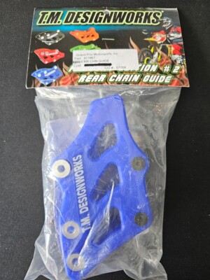 Tm Chain T.M. Designworks Factory Edition 2 Rear Chain Guide Blue | eBay