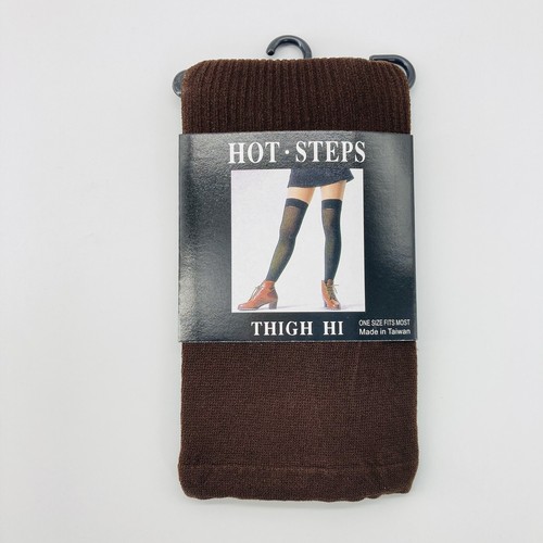 Hot Steps Thigh High Stocking Tights One Size Fits Most 4’10-5’8 95-160lbs New - Picture 2 of 16