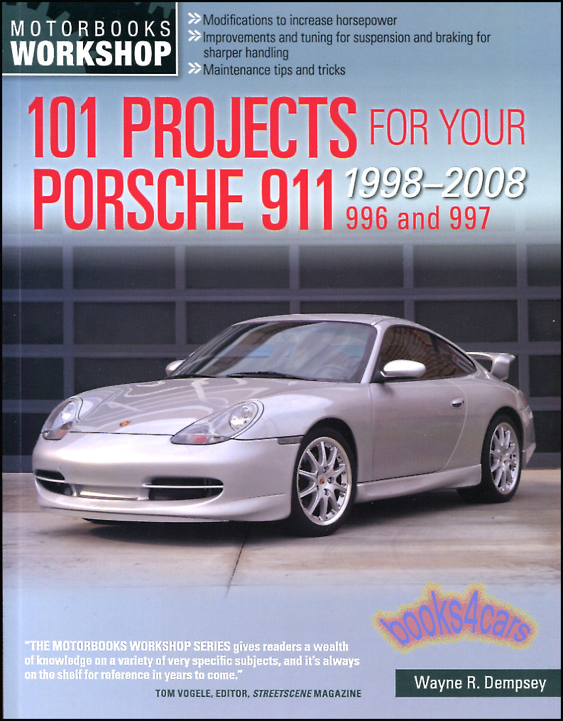 PORSCHE 911 MANUAL SHOP SERVICE REPAIR 101 PROJECTS BOOK 996 997