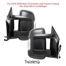Pair Door Side Mirror For 2014-22 Ram Promaster With Power Folding Heated Sensor
