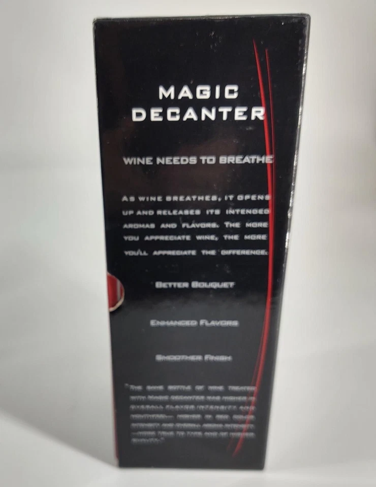 Nuevo aireador de vino esencial Magic Decanter con soporte y filtro de sedimentos Foto 2 de 4