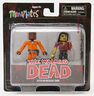 Skybound - The Walking Dead -MiniMates -Serie 3 - Dexter & Dreadlock Zombie