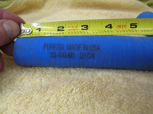 I.D. de silicona purosílica de 1 pulgada Manguera de refrigerante de codo, 7 x 3,5 de largo, nuevo excedente, A2 - Imagen 2 de 5