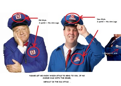 Kostüm Kleid Halloween Kostüm Stütze: TV Commercial Maytag Repairman 3-Logo Set