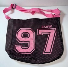 2010 Build a Bear Commemorative 97 BABW Tote Bag Black Blue Letters New