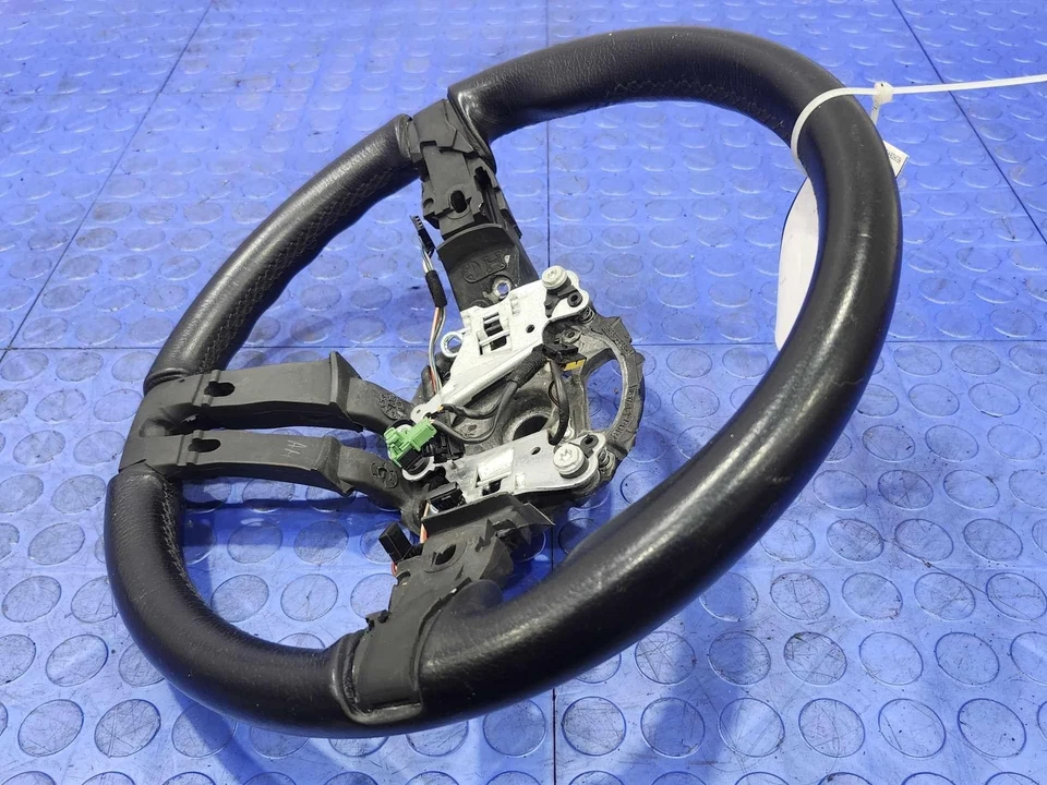 2003-2006 BMW Z4 Steering Wheel Brushed Alloy Black Leather OEM 32306758158 - image 3 of 4