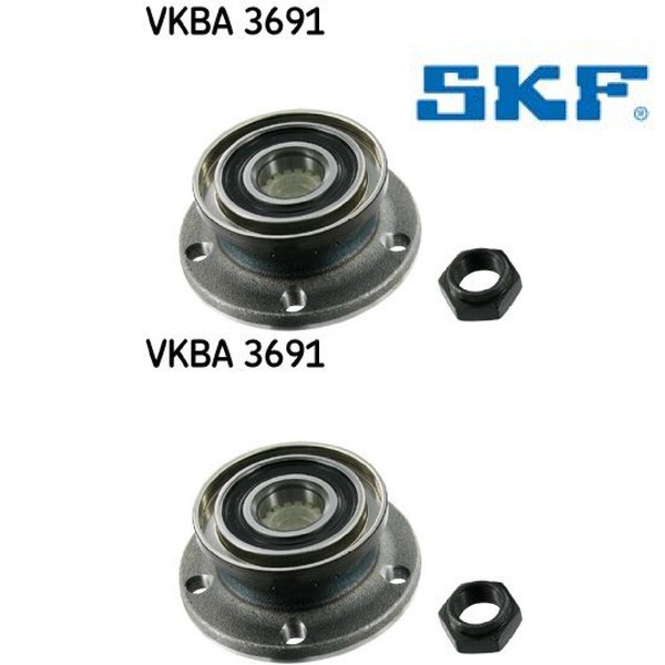 2X Radlagersatz Skf VKBA3691 2 Radlager Satz Links Rechts Hinterachse-image
