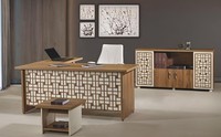 ComputermöBel Arbeitstisch BüRomöBel EckbüRotisch 3Tlg Holz Set Braun