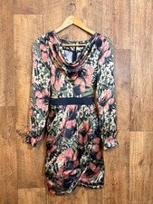 Mina UK floral mesh dress size small