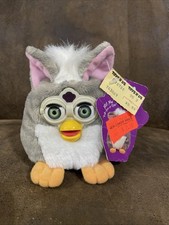 Furby Buddies Gray Eyes W/ Tag Toys R Us Price Tag Tiger Electronics 1999