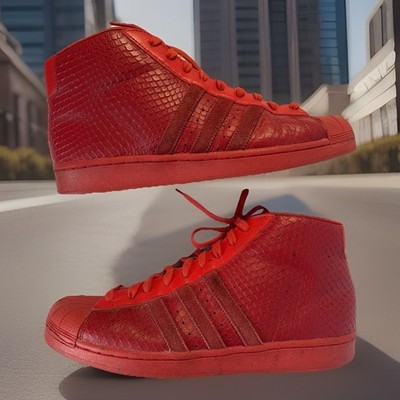Adidas Originals ShellToe S85958 Men s Size 10.5 Snakeskin/Suede Casual Sneakers