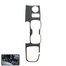 Car Carbon Fiber center console Cup holder Sticker For Chevrolet Sonic 12-2016