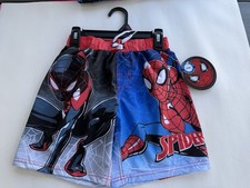 Spiderman Swimsuit Swim Trunks Shorts Boys Marvel Avenger / Disney sz 6/7